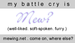 What's your battle cry?